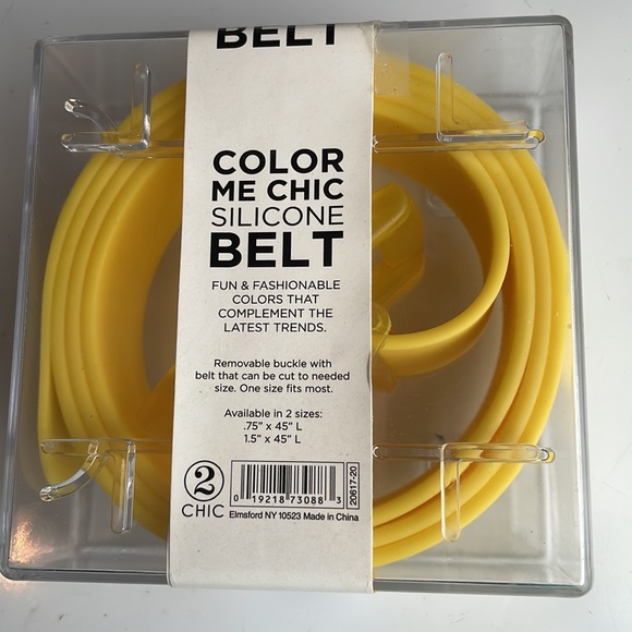 Yellow silicone belt - Picture 2 of 6